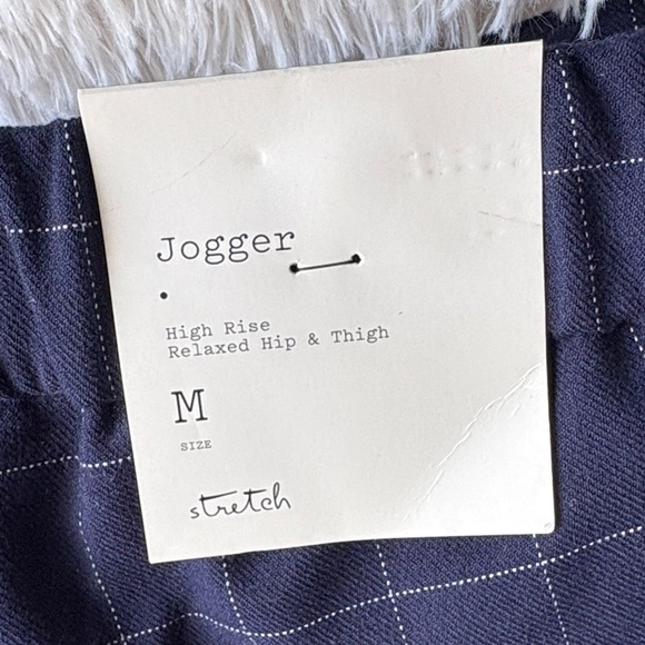 a new day Women's Navy Checkered Ankle Pants - Picture 9 of 11